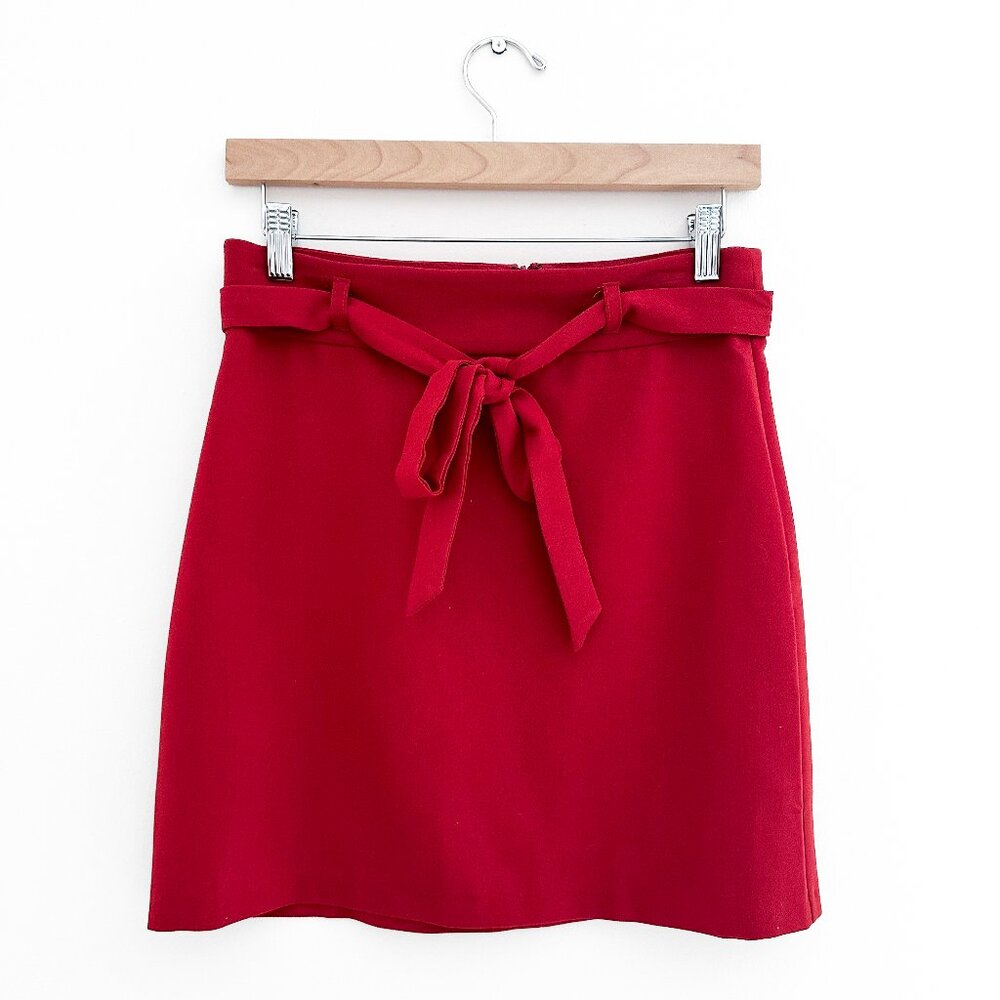 ASOS Mini Red Bow Tie Skirt - Size 4 (Small)